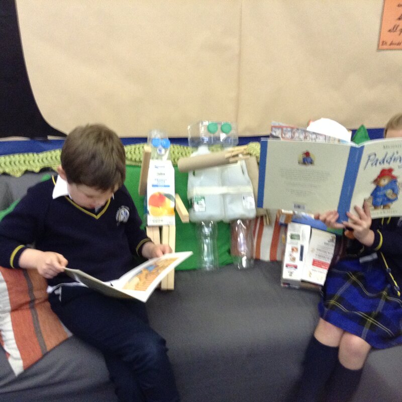 Image of Reading to our robots on World Book Day