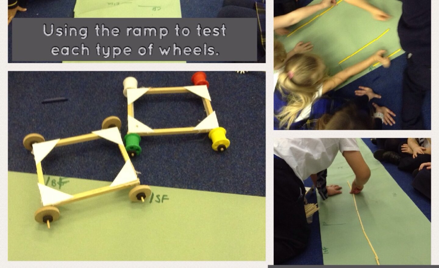 Image of Investigating which wheels worked best.