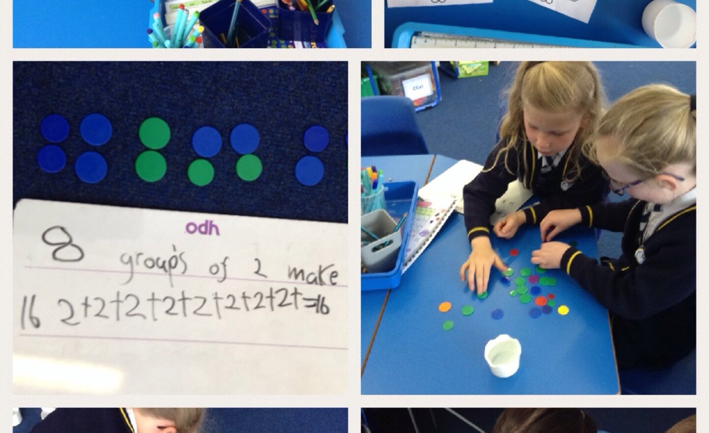 Image of Learning about grouping and sharing in Maths